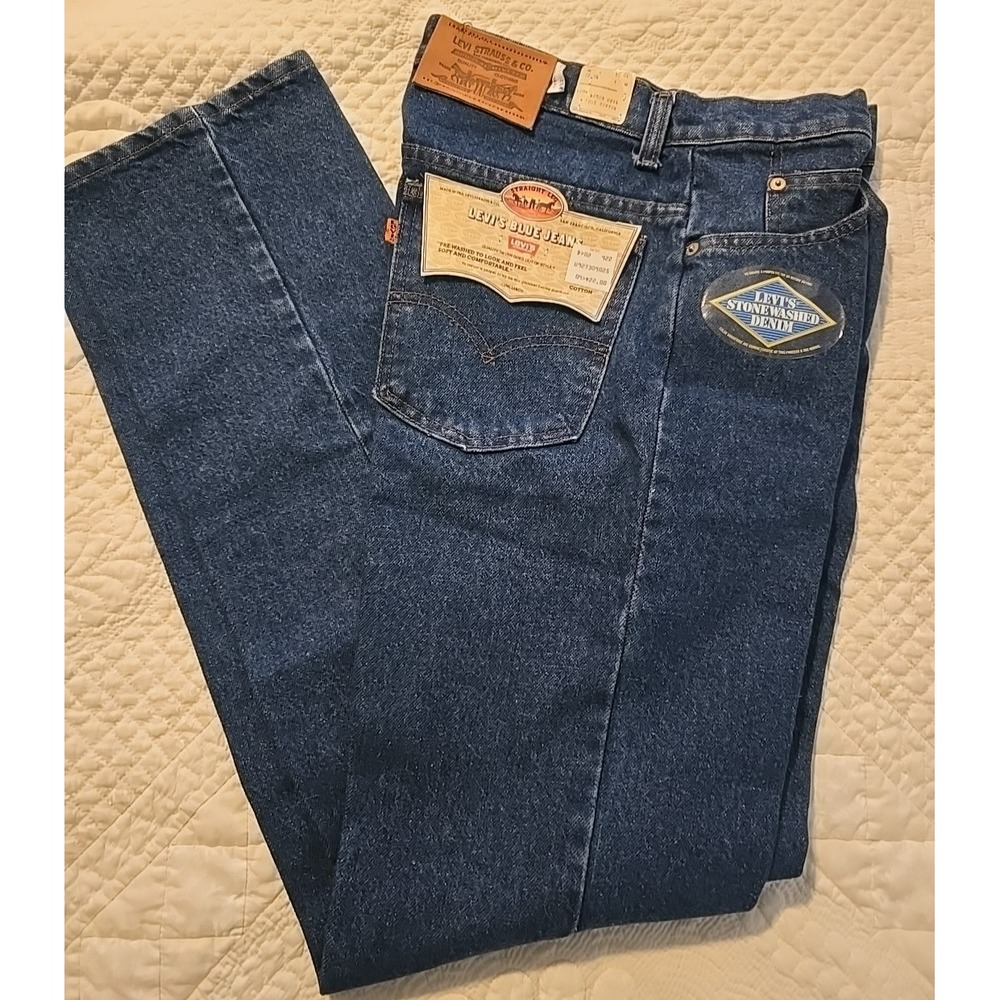VTG 1984 Levi's Orange Tab 32x34 Made USA Stonewashed Jeans Deadstock w Tags 80s
